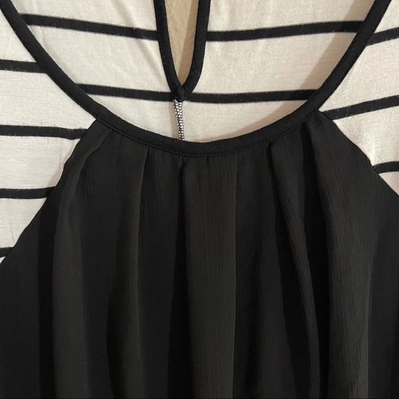 Motherhood Maternity Black and White Tank Top - Picture 5 of 13